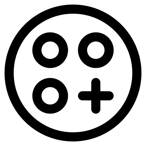Menu ui plus options icon