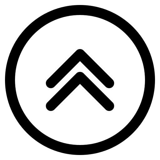 Up arrow chevron button up arrow icon