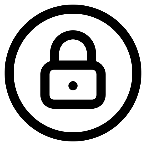 Lock lock security restricted icon