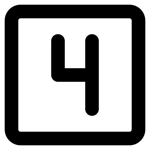 Four maths one four icon