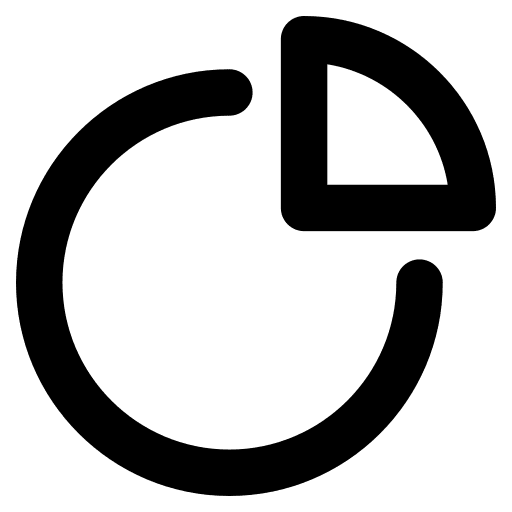 Pie chart business and finance pie chart graphic icon Pie chart business and finance pie chart graphic icon