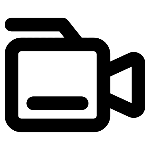 Video camera electronics film video camera icon Video camera electronics film video camera icon