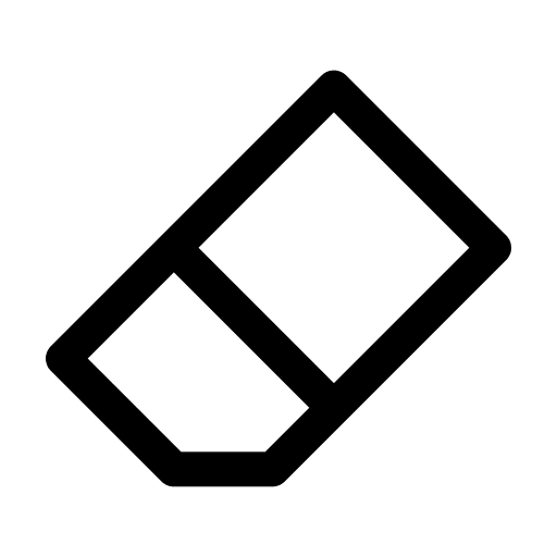 Eraser art edit tools eraser icon