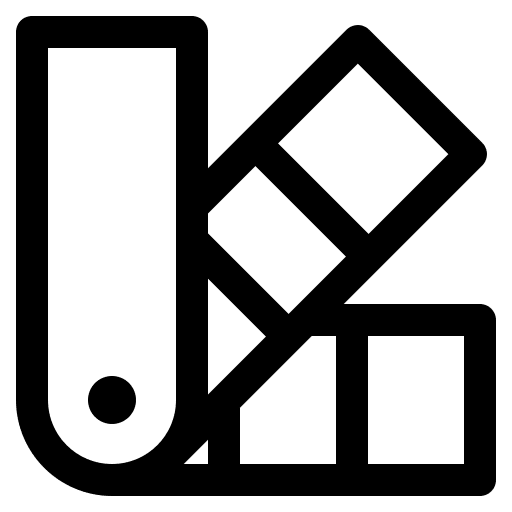 Pallete editor graphic design art icon Pallete editor graphic design art icon