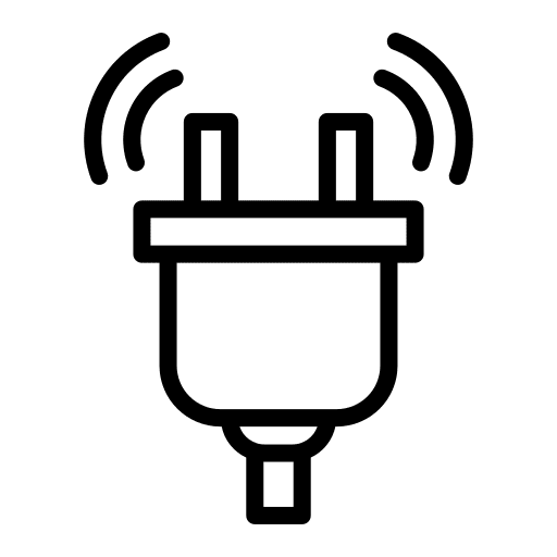 Electric iot internet of things internet icon Electric iot internet of things internet icon