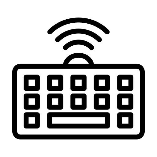 Keyboard internet internet of things typing icon Keyboard internet internet of things typing icon