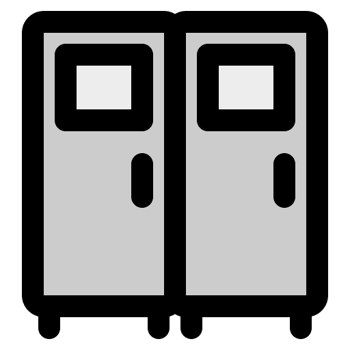 Locker locker storage furniture and household icon
