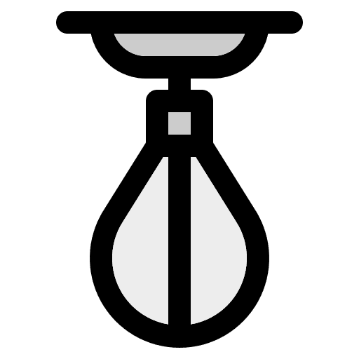 Punching bag punching bag fitness gym icon