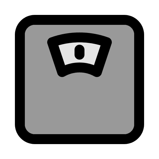 Weight scale healthcare and medical weight scale wellness icon Weight scale healthcare and medical weight scale wellness icon