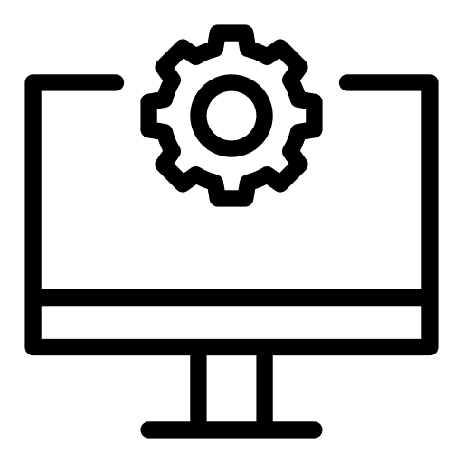 Setting computer configuration setting icon