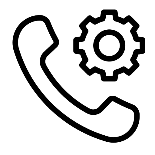 Setting internet call communications icon Setting internet call communications icon
