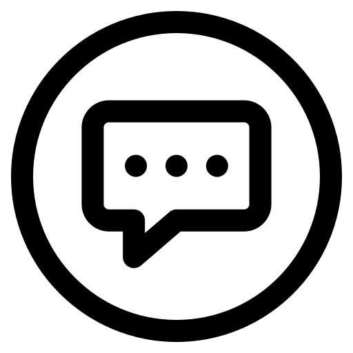 Chat interface comment speech bubble icon Chat interface comment speech bubble icon