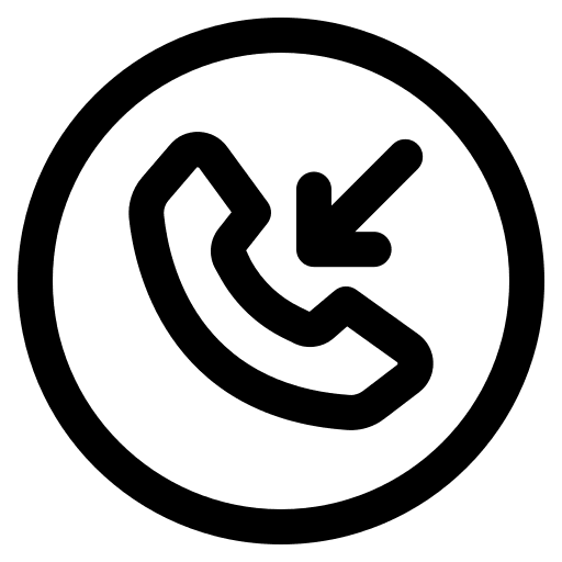 Incoming call telephone phone call phone receiver icon Incoming call telephone phone call phone receiver icon