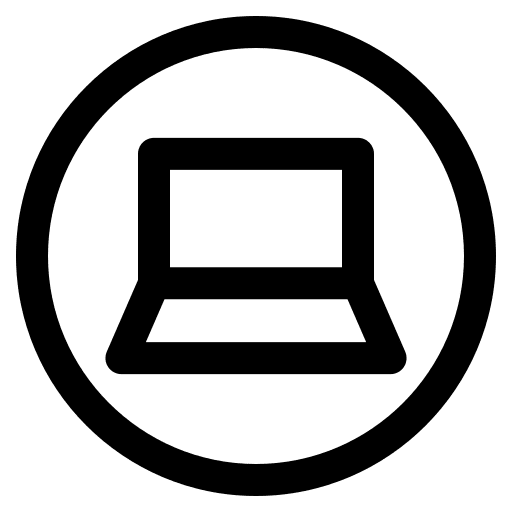 Laptop elearning learning chat icon Laptop elearning learning chat icon