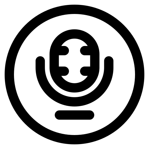 Microphone electronics sound vintage icon