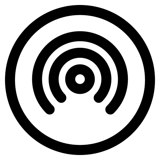Signal communication wifi connection radio icon Signal communication wifi connection radio icon