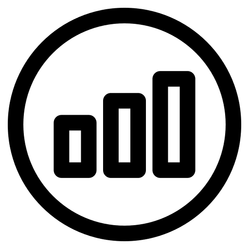 Networking networking bar graph signal icon Networking networking bar graph signal icon