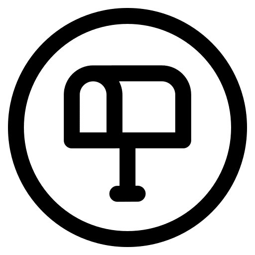 Postbox communication communications mail icon Postbox communication communications mail icon