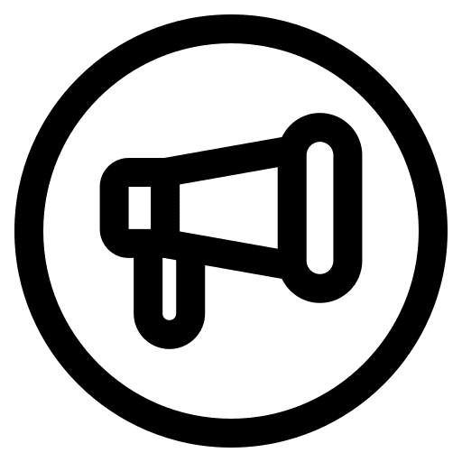 Promotion advertising communication announcement icon Promotion advertising communication announcement icon