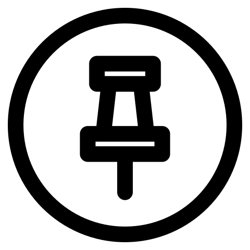 Push pin security pin attachment tools and utensils icon Push pin security pin attachment tools and utensils icon