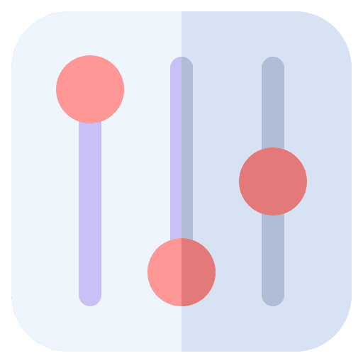 Equalizer ui equalization equalizer icon