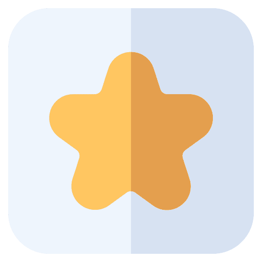 Favorite star shapes shapes and symbols icon