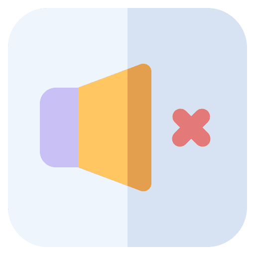 No sound music and multimedia silence silent icon