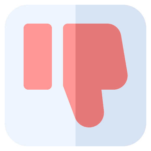 Dislike hand marketing social media icon Dislike hand marketing social media icon
