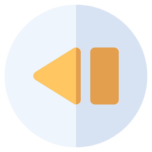 Previous ui arrows multimedia option icon Previous ui arrows multimedia option icon