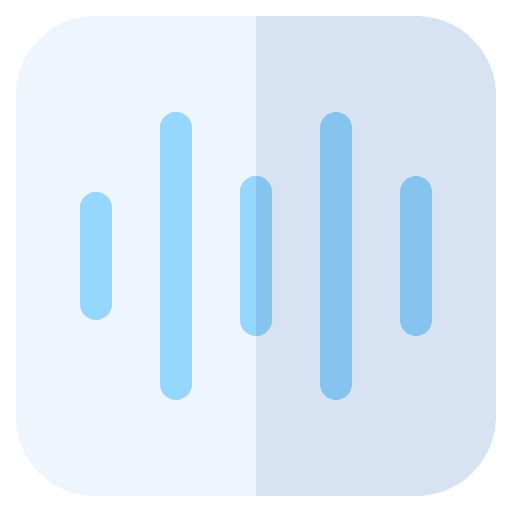 Sound waves music player interface levels icon Sound waves music player interface levels icon