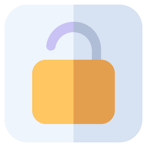 Unlock unlocked padlock secure icon Unlock unlocked padlock secure icon