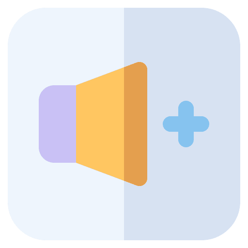 Volume up ui sound music and multimedia icon Volume up ui sound music and multimedia icon