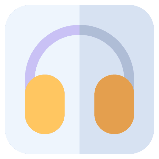 Headphone music and multimedia enable sound technology icon Headphone music and multimedia enable sound technology icon