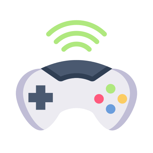 Game internet of things joystick internet icon Game internet of things joystick internet icon