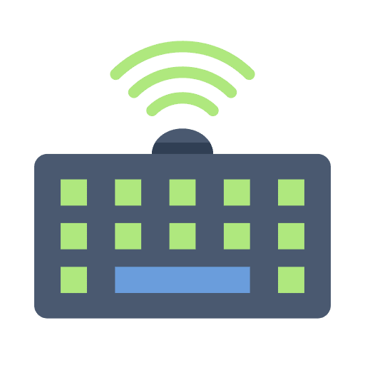 Keyboard hardware networking typing icon Keyboard hardware networking typing icon
