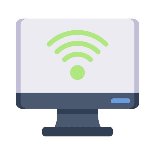 Monitor iot application internet icon Monitor iot application internet icon