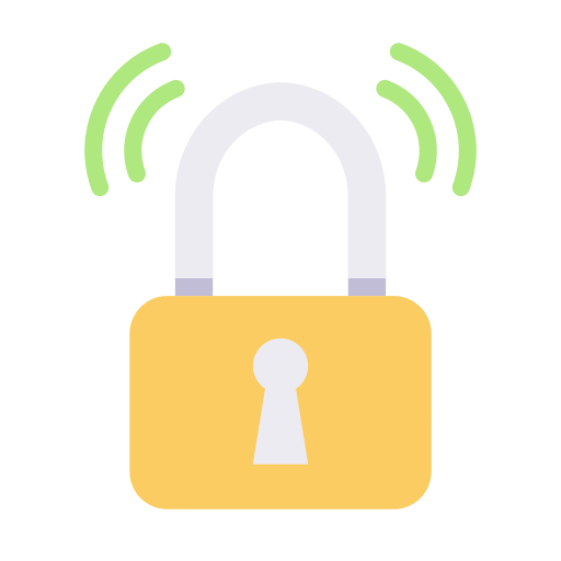 Padlock security locked networking icon Padlock security locked networking icon