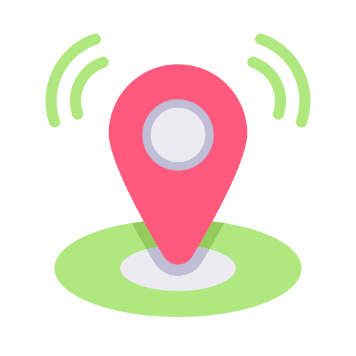 Pin maps internet of things application icon Pin maps internet of things application icon