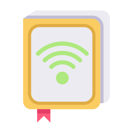 Book study internet of things iot icon Book study internet of things iot icon