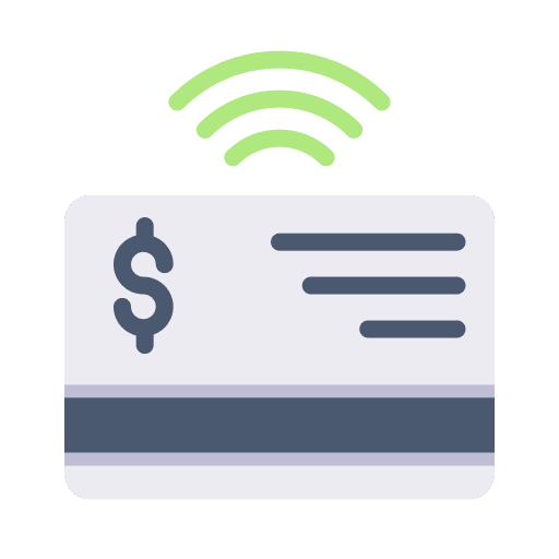 Card networking money internet icon Card networking money internet icon