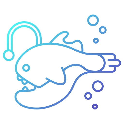 Anglerfish aquatic savage aquarium icon Anglerfish aquatic savage aquarium icon
