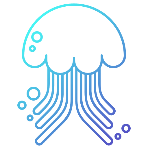 Jellyfish animals aquarium aquatic icon