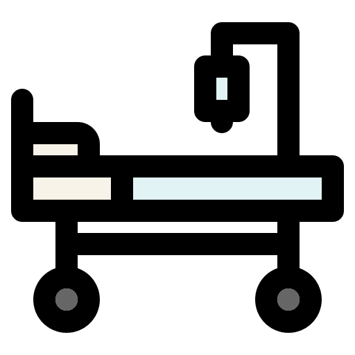 Bed bed healthcare and medical hospital icon