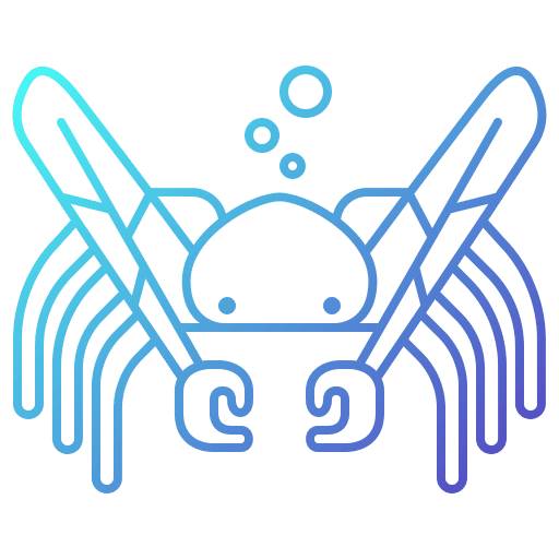 Crab spider aquarium wildlife icon Crab spider aquarium wildlife icon