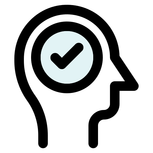 Check user people head icon Check user people head icon
