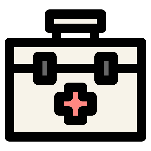 Medical box healthcare and medical emergency hospital icon Medical box healthcare and medical emergency hospital icon