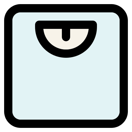 Weight scale healthcare and medical weight scale wellness icon Weight scale healthcare and medical weight scale wellness icon