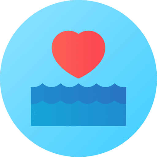 Heart heart world oceans day water icon Heart heart world oceans day water icon