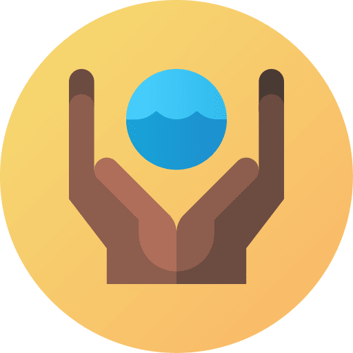 Protection care world oceans day water icon Protection care world oceans day water icon