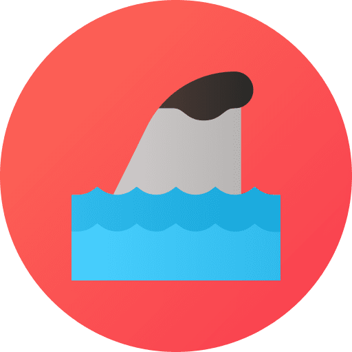 Shark animals fin shark icon Shark animals fin shark icon